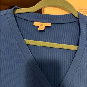 Bar III Blue Long Sleeve Dress